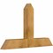 Ekena Millwork Portland Rough Sawn Timber Gable Bracket, Western Red Cedar, 48"W x 30"H x 4"D x 6"F, 15/12 Pitch GBW048X30X0406POR00RWR - alternate 3